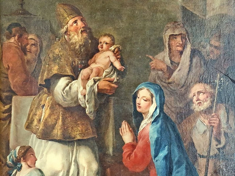 1729-Pietro Antonio Novelli - Purificazione di Maria - San Geremia, Venezia